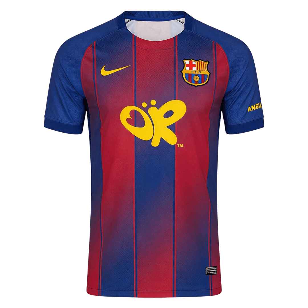 Men's Barcelona 2025/26 Home Soccer Jersey product view 1