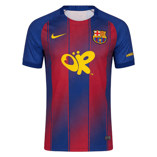 Men's Barcelona 2025/26 Home Soccer Jersey product view 1
