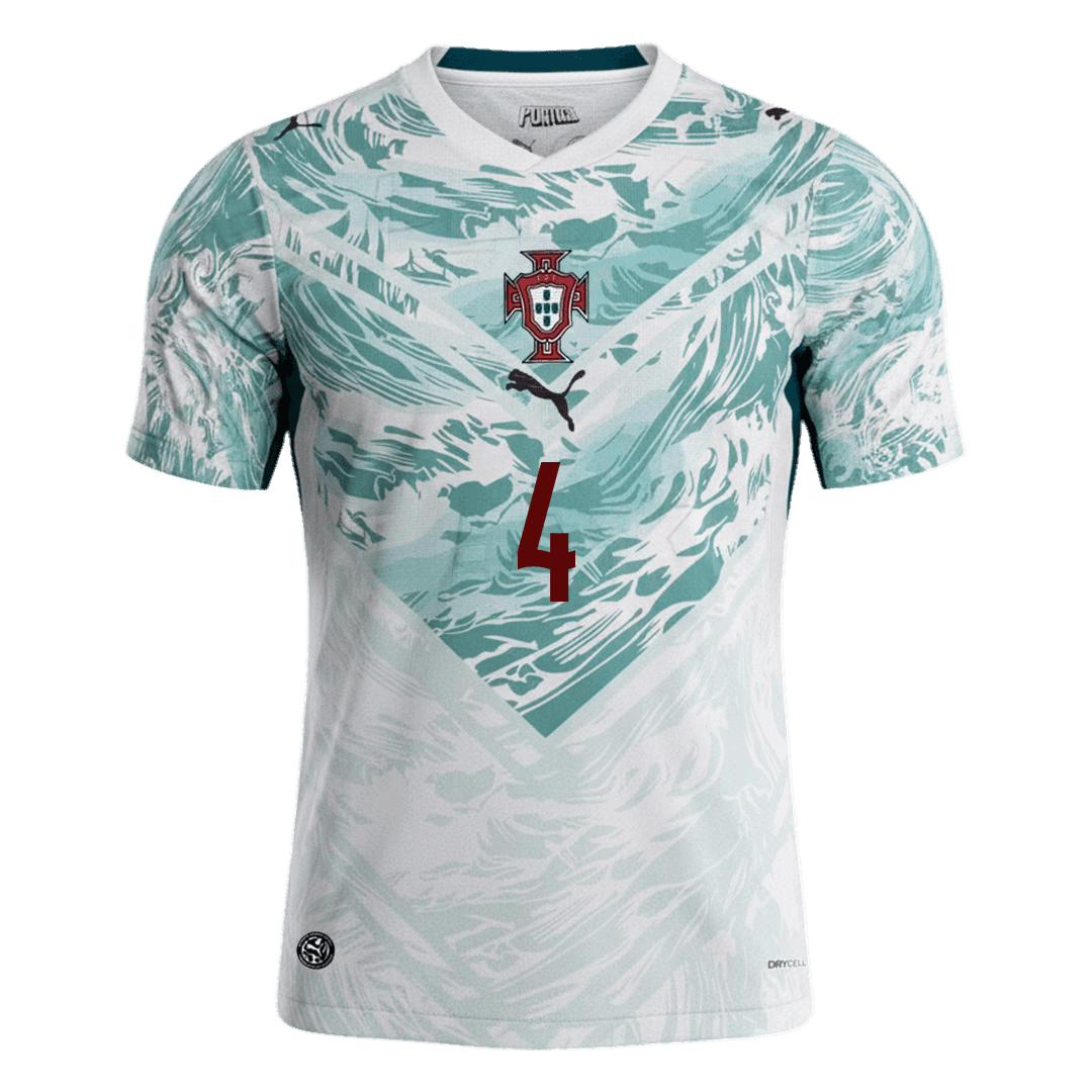 RÚBEN DIAS #4 Men's Portugal World Cup 2026 Away Soccer Jersey product view 2
