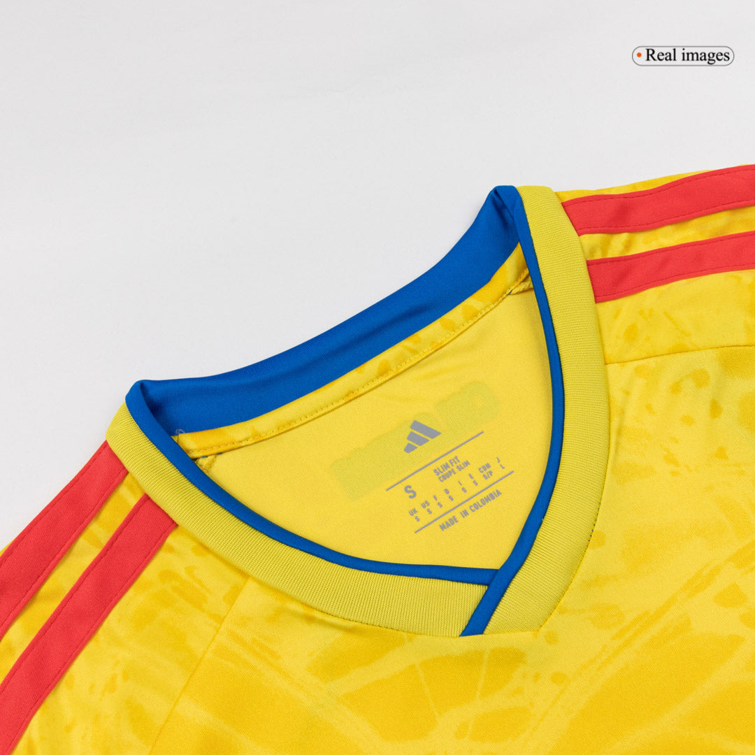 Men's Colombia World Cup 2026 Home Long Sleeve Soccer Jersey product view 7