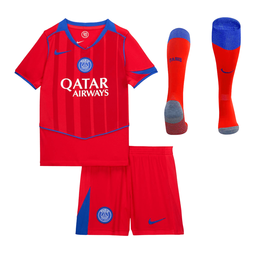 Kid's PSG 2025/26 Third Away Soccer Jersey Full Kit