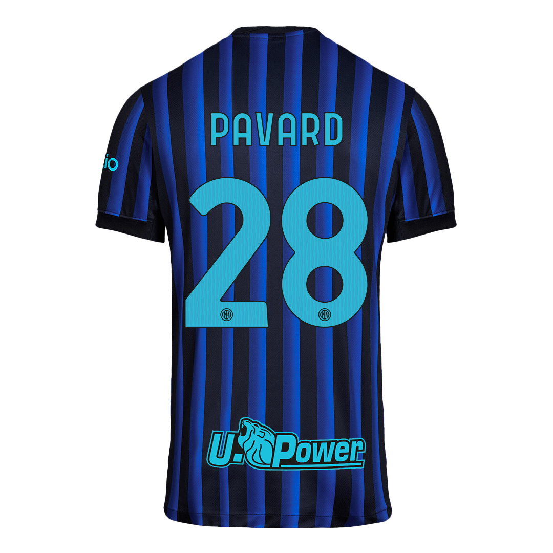 PAVARD #28 Men's Inter Milan 2025/26 Home Soccer Jersey product view 11