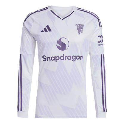 Men's Manchester United 2025/26 Away Long Sleeve Soccer Jersey product view 1
