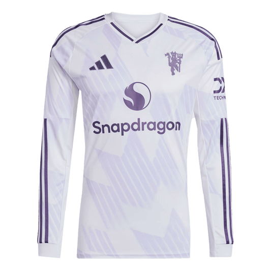 Men's Manchester United 2025/26 Away Long Sleeve Soccer Jersey product view 1