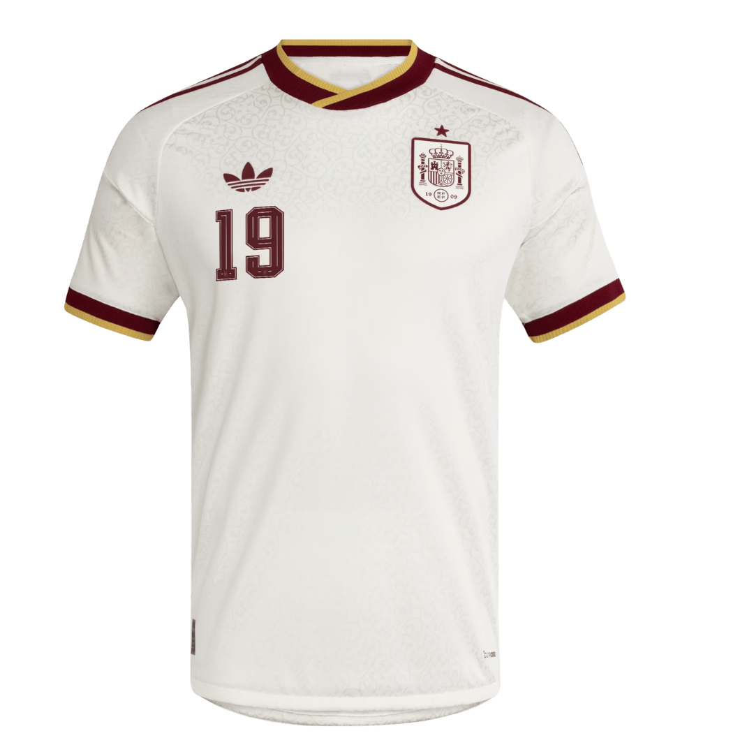 LAMINE YAMAL #19 Men's Spain World Cup 2026 Player Version Away Soccer Jersey - Slim Fit product view 1