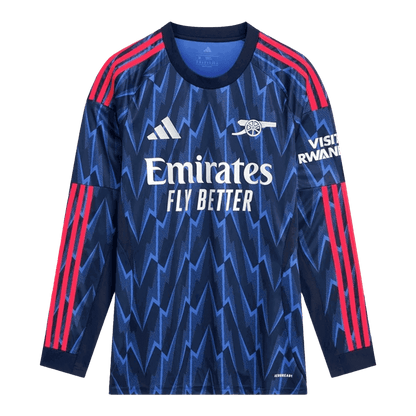 Men's Arsenal 2025/26 Away Long Sleeve Soccer Jersey product view 1