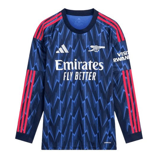Men's Arsenal 2025/26 Away Long Sleeve Soccer Jersey product view 1