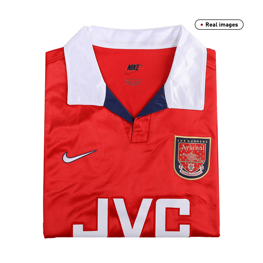 Retro Men's Arsenal 1998/99 Home Soccer Jersey product view 7