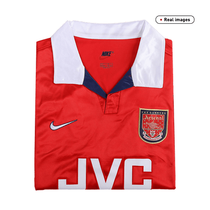 Retro Men's Arsenal 1998/99 Home Soccer Jersey product view 7