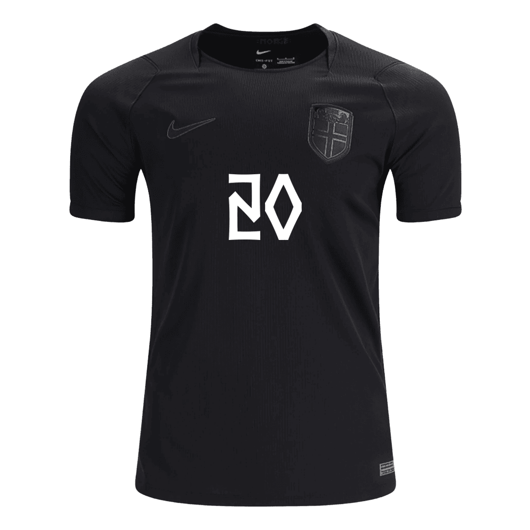 NUSA #20 Men's Norway World Cup 2026 Away Soccer Jersey product view 2