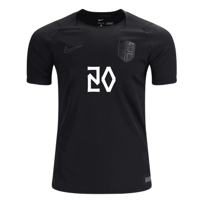NUSA #20 Men's Norway World Cup 2026 Away Soccer Jersey product view 2