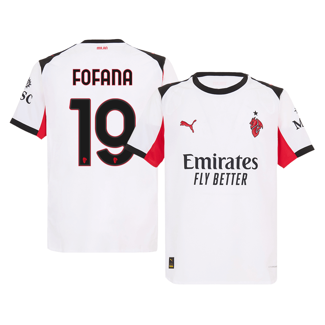 FOFANA #19 Men's AC Milan 2025/26 Player Version Away Soccer Jersey - Slim Fit product view 1