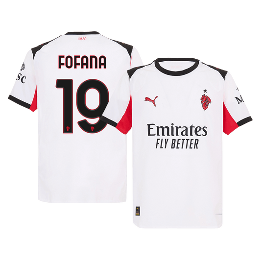 FOFANA #19 Men's AC Milan 2025/26 Player Version Away Soccer Jersey - Slim Fit product view 1