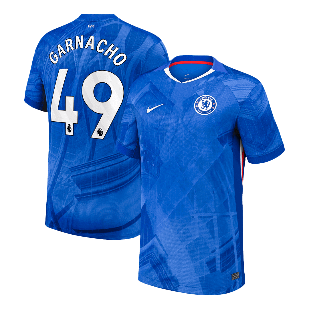 GARNACHO #49 Men's Chelsea 2025/26 Home Soccer Jersey Premium product view 1