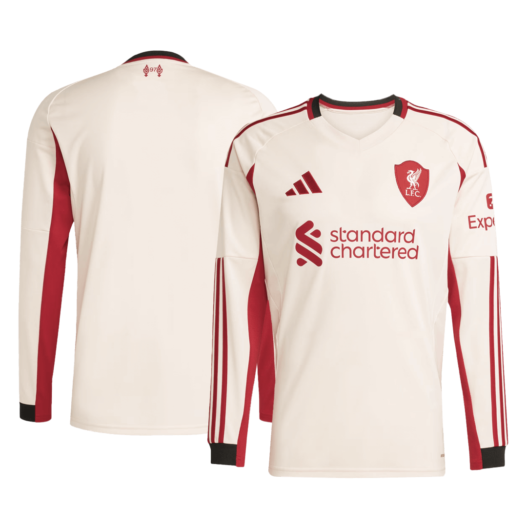 Men's Liverpool 2025/26 Away Long Sleeve Soccer Jersey product view 10