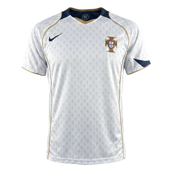 Retro Men's Portugal 2004 Away Soccer Jersey product view 1