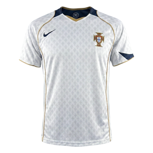 Retro Men's Portugal 2004 Away Soccer Jersey product view 1