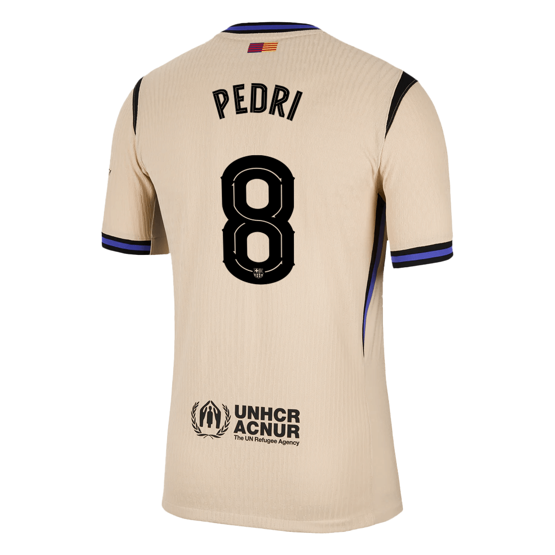 PEDRI #8 Men's Barcelona UCL 2025/26 Player Version Away Soccer Jersey - Slim Fit product view 14
