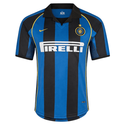 Retro Men's Inter Milan 2001/02 Home Soccer Jersey product view 1