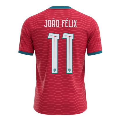 JOÃO FÉLIX #11 Men's Portugal World Cup 2026 Home Soccer Jersey Premium product view 9