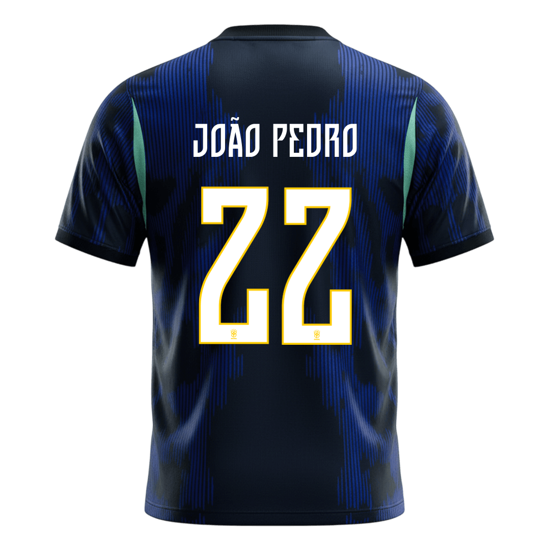 JOÃO PEDRO #22 Men's Brazil World Cup 2026 Away Soccer Jersey product view 9