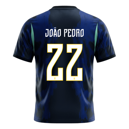 JOÃO PEDRO #22 Men's Brazil World Cup 2026 Away Soccer Jersey product view 9