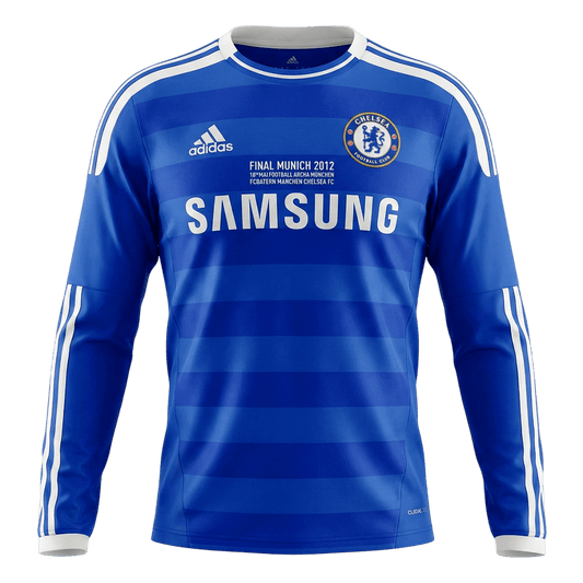 Retro Men's Chelsea 2011/12 Home Long Sleeve Soccer Jersey product view 1