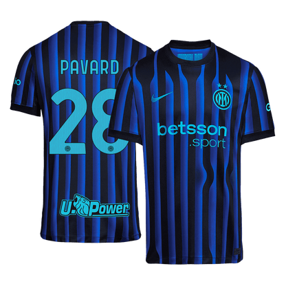 PAVARD #28 Men's Inter Milan 2025/26 Home Soccer Jersey product view 1