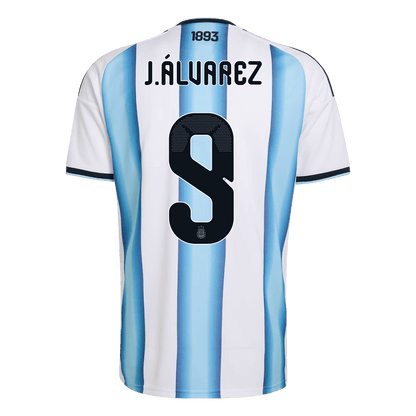 J.ÁLVAREZ #9 Men's Argentina World Cup 2026 Home Soccer Jersey Premium product view 9