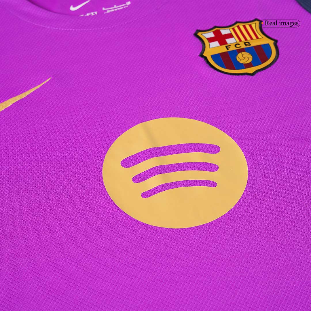 Men's Barcelona 2025/26 Pre-Match Soccer Jersey product view 3