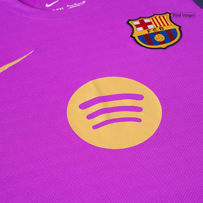 Men's Barcelona 2025/26 Pre-Match Soccer Jersey product view 3