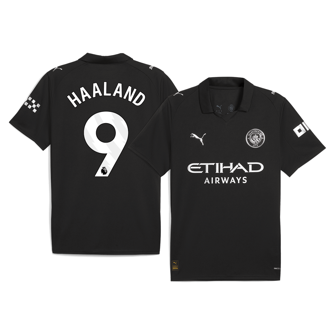 HAALAND #9 Men's Manchester City 2025/26 Away Soccer Jersey product view 1
