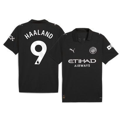 HAALAND #9 Men's Manchester City 2025/26 Away Soccer Jersey product view 1