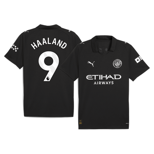HAALAND #9 Men's Manchester City 2025/26 Away Soccer Jersey product view 1