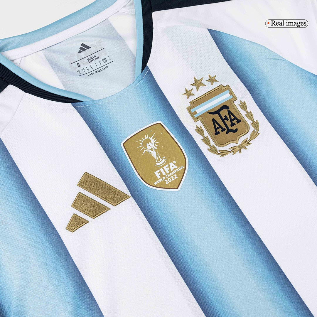 Men's Argentina World Cup 2026 Home Long Sleeve Soccer Jersey product view 5