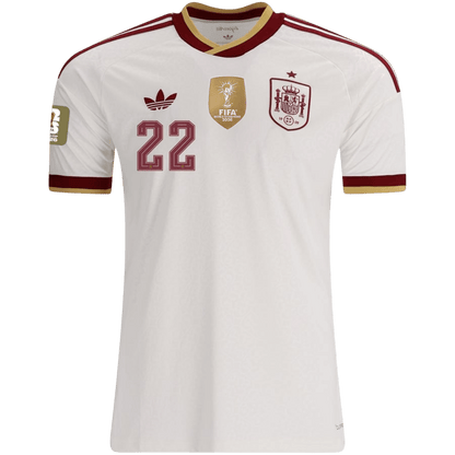 CUBARSÍ #22 Men's Spain World Cup 2026 Player Version Champion Edition Away Soccer Jersey product view 8