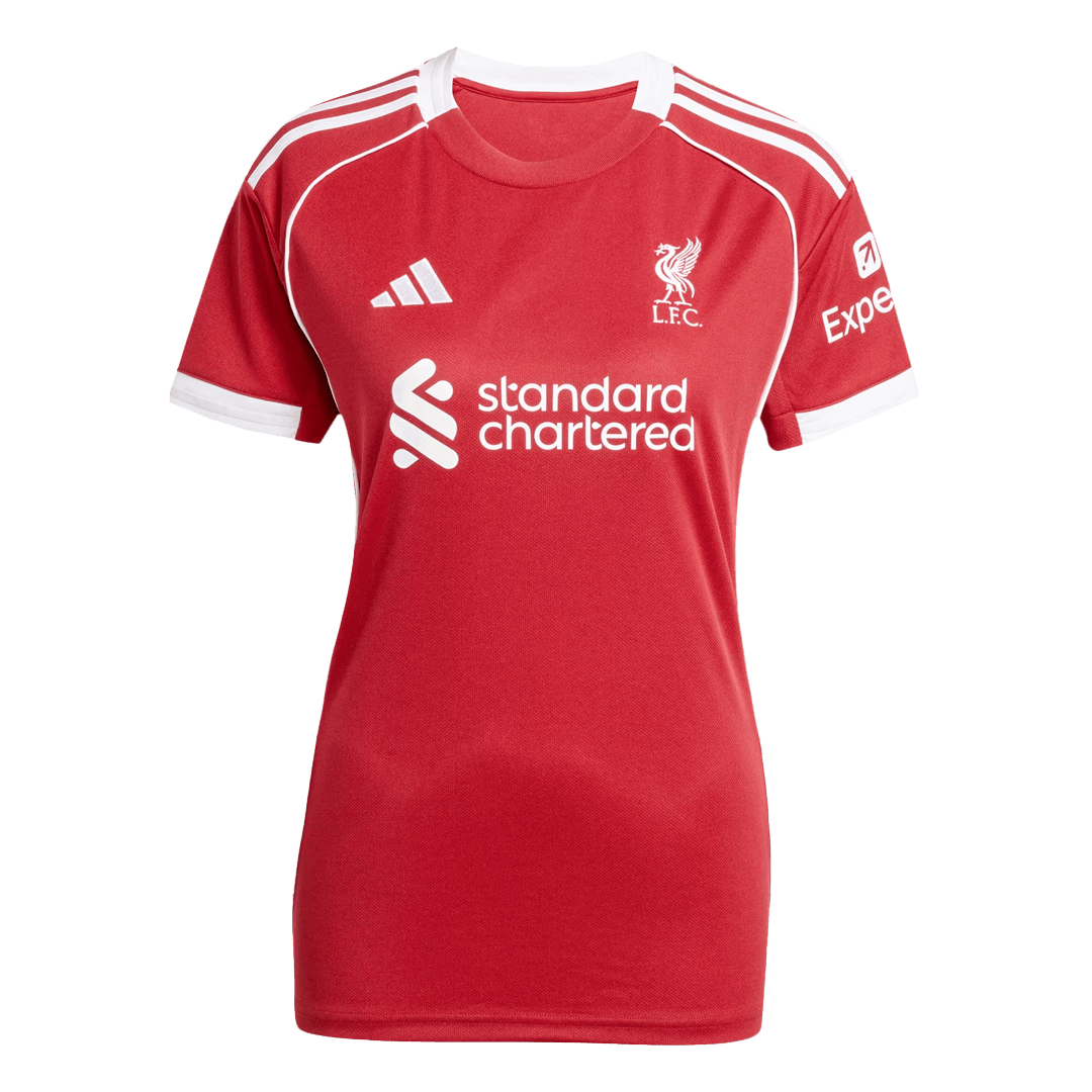 Women's Liverpool 2025/26 Home Soccer Jersey product view 1