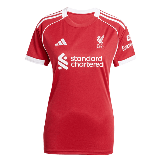 Women's Liverpool 2025/26 Home Soccer Jersey product view 1