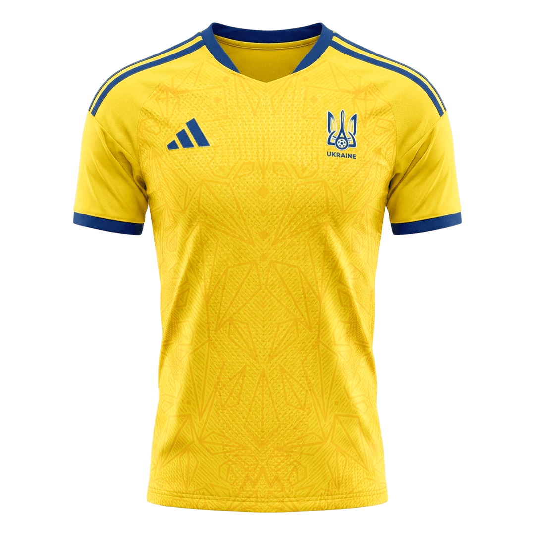 Men's Ukraine World Cup 2026 Player Version Home Soccer Jersey - Slim Fit product view 1