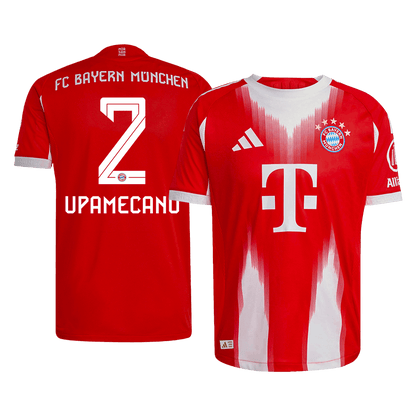 UPAMECANO #2 Men's Bayern Munich 2025/26 Player Version Home Soccer Jersey - Slim Fit product view 1