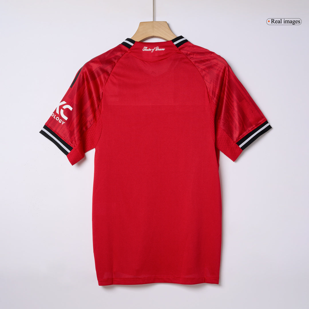 Men's Manchester United 2025/26 Player Version Home Soccer Jersey - Slim Fit product view 9
