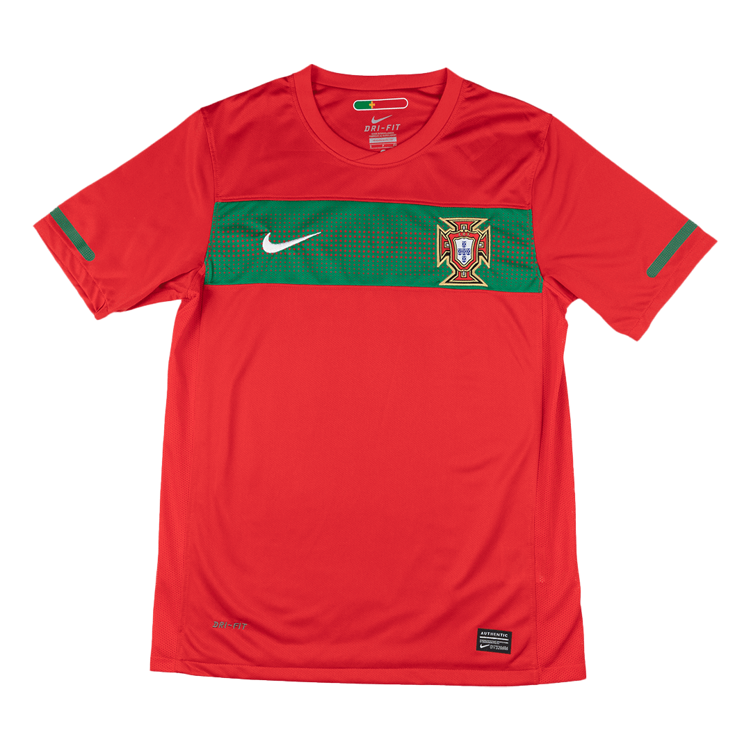 Retro Men's Portugal 2010 Home Soccer Jersey product view 1