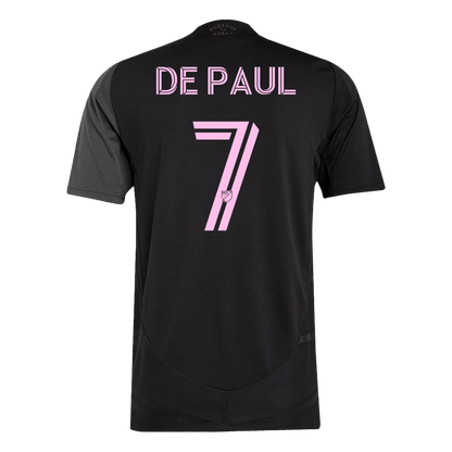 DE PAUL #7 Men's Inter Miami CF 2025 Player Version Away Soccer Jersey - Slim Fit product view 12