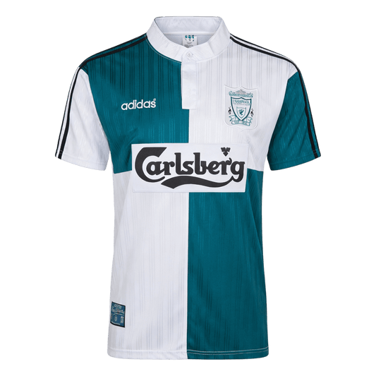 Retro Men's Liverpool 1995/96 Away Soccer Jersey product view 1