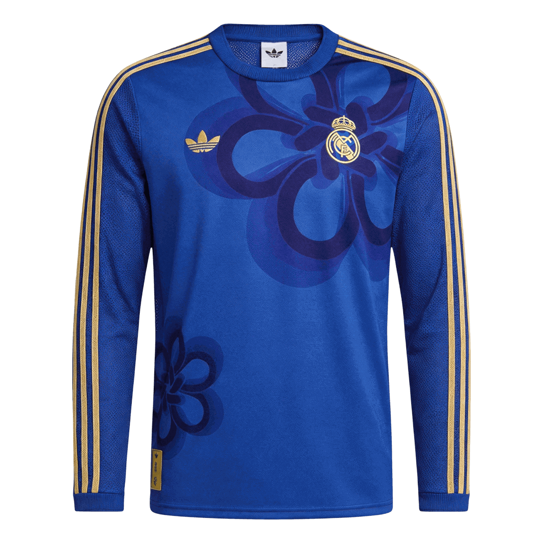 Men's Real Madrid 2025/26 Long Sleeve Soccer Jersey product view 1