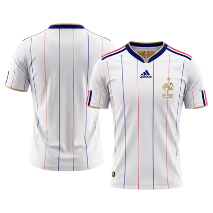 Retro Men's France 2010 Away Soccer Jersey product view 8