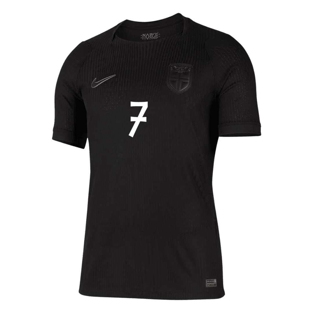 SØRLOTH #7 Men's Norway World Cup 2026 Player Version Away Soccer Jersey - Slim Fit product view 2