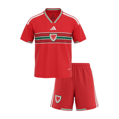 Kid's Wales World Cup 2026 Home Soccer Jersey Kit