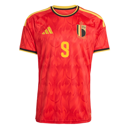 LUKAKU #9 Men's Belgium World Cup 2026 Home Soccer Jersey product view 8