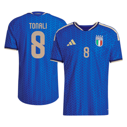 TONALI #8 Men's Italy World Cup 2026 Player Version Home Soccer Jersey - Slim Fit product view 1